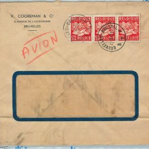 61122 - BELGIEN - POSTGESCHICHTE: BRIEF nach ITALIEN 1943