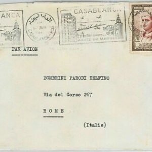 45030 - MAROKKO Marokko - POSTGESCHICHTE - BRIEF nach ITALIEN 1960 schöner...