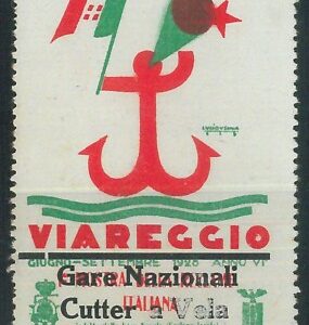 80917 - CHIUDILETTERE d'Epoca - LUCCA   - VIAREGGIO  gara cutter 1930  VENNA