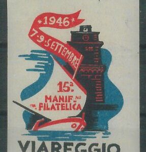 80919 - CHIUDILETTERE d'Epoca - LUCCA  - VIAREGGIO Raduno Filatelico 1946