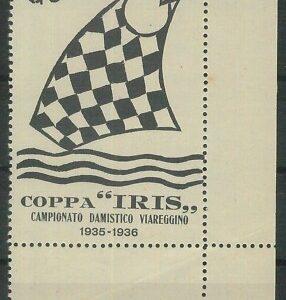 80922 - CHIUDILETTERE d'Epoca - LUCCA   - VIAREGGIO Coppa Dama 1935/1936