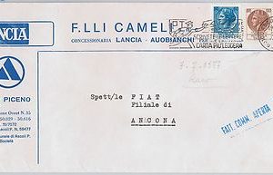 48470 -  ITALIA REPUBBLICA - STORIA POSTALE  --  SIRACUSANA su BUSTA 1977