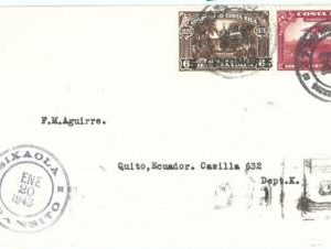 69215 - COSTA RICA  - POSTAL HISTORY - COVER with DOUBLE CENSOR BANDS - Sixaola