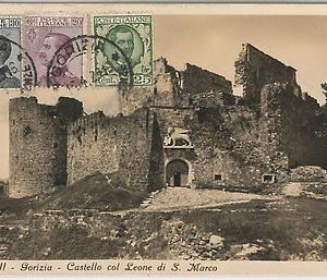 52922  - CARTOLINA d'Epoca - GORIZIA Città - CASTELLO 1923 - Bella AFFRANCATURA