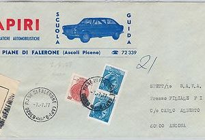 48473 -  ITALIA REPUBBLICA - STORIA POSTALE  --  SIRACUSANA su BUSTA 07.07.1977