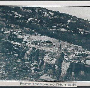 52955  - EX- LIBRIS - GORIZIA : Prime linee verso l'Hermada