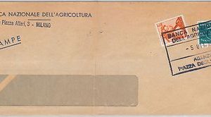 48488 -  REPUBBLICA - STORIA POSTALE  --  MARCA DA BOLLO su BUSTA - BELL'ANNULLO