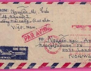 ag1536 - VIETNAM - Postal History - Air Mail COVER to NORWAY 1985