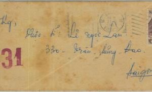91270  -  VIETNAM - Postal History -   COVER  1963