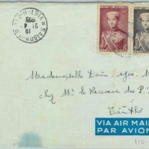 91240 -  VIETNAM - Postal History -   AIRMAIL COVER  1955