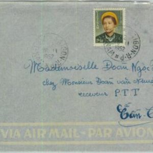 91200 -  VIETNAM - Postal History - AIRMAIL  Cover 1952