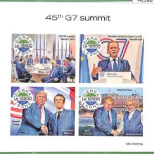 A2586 – SIERRA LEONE – FEHLER: MISPERF – G7-Gipfel 2019, Trump, Johnson,...