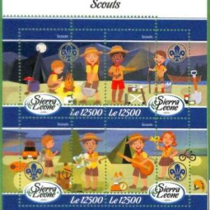 A2539 - SIERRA LEONE -ERROR: MISPERF -2019 Boy Scouts, Música, Fotografía,...