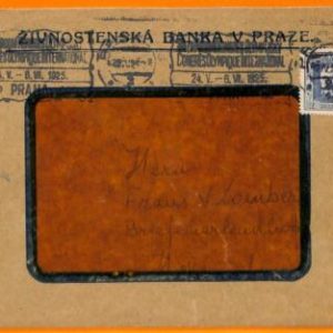 aa2898 - CZECHOSLOVAKIA - POSTAL HISTORY - 1925  Olympic Games Postmark on COVER