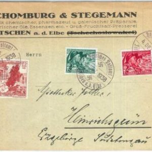 69967 - GERMANY - POSTAL HISTORY - Sudetten FDC COVER  4.12.1938  Czechoslovakia