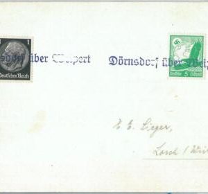 69901 - GERMANY  Czechoslovakia  POSTAL HISTORY - Card : Dolina  PROPAGANDA