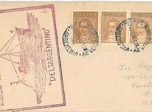 18916 - ARGENTINA  - POSTAL HISTORY - First Voyage STEAMBOAT 1940 DELTARGENTINO