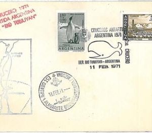 19192 - ARGENTINA - POSTAL HISTORY - SPECIAL POSTMARK 1971 POLAR penguins WHALES