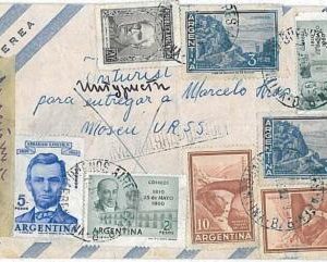 21247 - ARGENTINA  - POSTAL HISTORY   - CENSURED COVER to URRSS