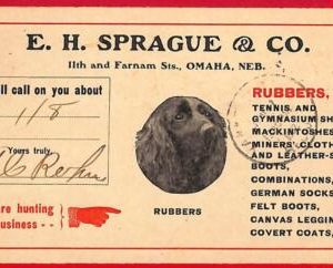20588 - USA - Postal History - Advertising STATIONERY: Shoes DOGS mining TENNIS