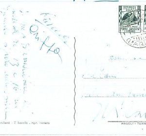 73053 - AUTOGRAFO - GIRO CICLISTICO ITALIA 1955:  Andrea CARRERA + F. CRIPPA