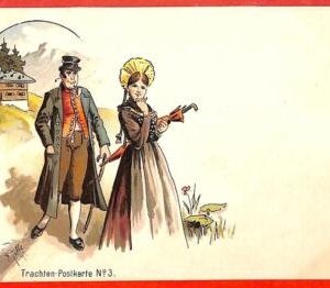 aa8042 - GERMANY Deutschland - Ansichtskarten POSTCARD - ILLUSTRATED Glamour
