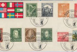 65162 - GERMANY Berlin - POSTAL HISTORY - Michel # 72/3 on COVER 1953 - OLYMPICS