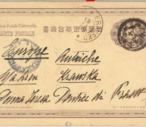 59401 - JAPAN - POSTAL HISTORY: Postal Stationery CARD to BOHEMIA Austria - 1900