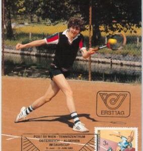54466 - AUSTRIA - POSTAL HISTORY: nice SPORTS  Maximum Card : TENNIS 1982
