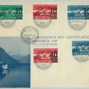 66925 - SWITZERLAND - Postal History - SPECIAL COVER : Conference Capitulations