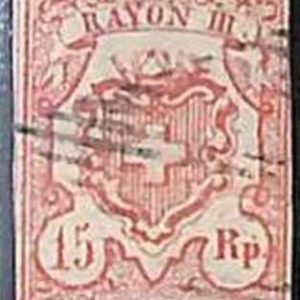 94987bD - SWITZERLAND -  STAMPS  - Zumstein # 20 -  Fine  USED