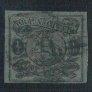 78047  -  GERMANY Braunschweig - STAMP: Michel  #  10a  Finely USED  -- LUX