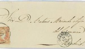 P0147 - SPAIN - POSTAL HISTORY - #48 on cover from SALAMANCA Rueda de Carreta 40
