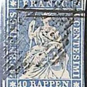 94992cF -   SWITZERLAND - STAMP - Zumstein # 23 Cb - Very Fine  USED
