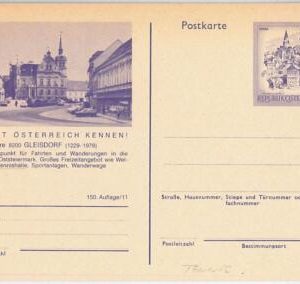 54492 -  AUSTRIA - POSTAL HISTORY:  STATIONERY CARD :  Gleisdorf   TENNIS