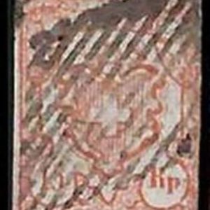 94987bA - SWITZERLAND -  STAMPS  - Zumstein # 20 -  Fine  USED