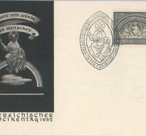 56915 -   AUSTRIA -  POSTAL HISTORY - MAXIMUM CARD: 1952   RELIGION
