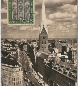 54572 -  GERMANY  - POSTAL HISTORY: MAXIMUM CARD - 1952   ARCHITECTURE