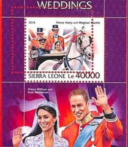 A4763 - SIERRA LEONE - FEHLER MIPERF: 2018 Prinz Harry & Megan, königliche...