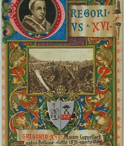 98066 - CARTOLINA d'Epoca - BELLUNO Citta' - ILLUSTRATA Papa Gregorio XVI
