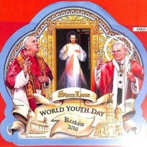 A4825 -SIERRA LEONA -ERROR MISPERF: 2016 Papa Francisco, Juan Pablo II,...