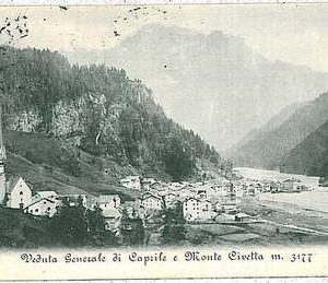 34518  CARTOLINA d'Epoca BELLUNO provincia - Caprile (Alleghe) 1914