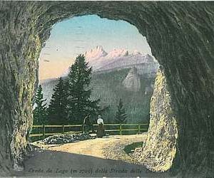 34517  CARTOLINA d'Epoca BELLUNO provincia - Croda da Lago 1940