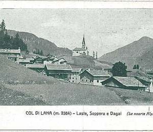 34508   CARTOLINA d'Epoca BELLUNO provincia - Col di Lana