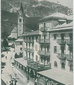 34506  CARTOLINA d'Epoca BELLUNO  - Cortina d'Ampezzo : HOTEL CONCORDIA 1912