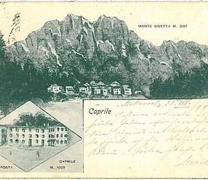 34502  CARTOLINA d'Epoca BELLUNO provincia - Caprile (Alleghe) 1899