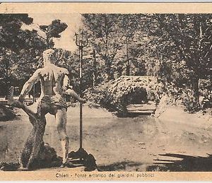 44463  CARTOLINA d'Epoca - CHIETI Città -  GIARDINI PUBBLICI