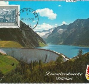 63396 -  AUSTRIA - POSTAL HISTORY: MAXIMUM CARD 1972 -  ARCHITECTURE