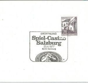 64620 - AUTRIA - POSTAL HISTORY -  POSTMARK on CARD 1977 - CASINO Gambling