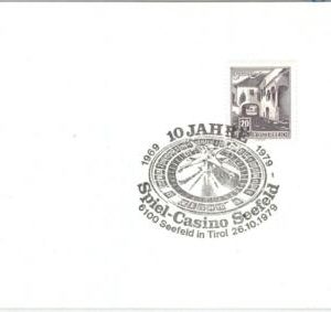 64621 - AUTRIA - POSTAL HISTORY -  POSTMARK on CARD 1977 - CASINO Gambling
